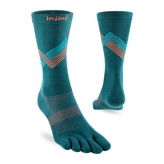 Injinji RUN Lightweight Crew - Lagoon