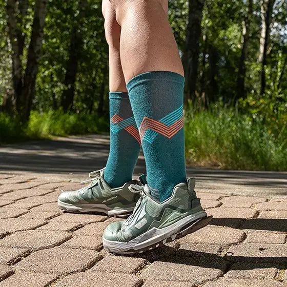 Injinji RUN Lightweight Crew - Lagoon