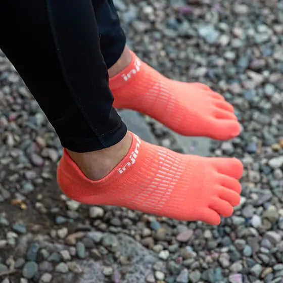Injinji RUN Women’s Lightweight No Show - Grapefruit