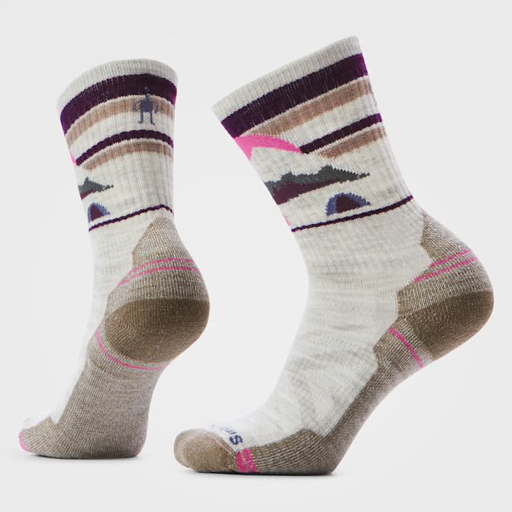 Smartwool Hike Women’s Mountain Moon Crew Socks - Ash