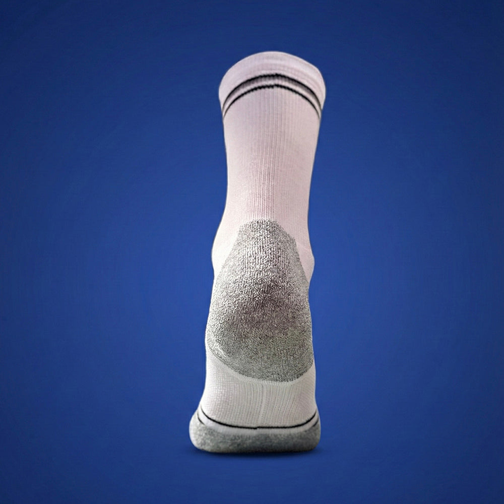 GearSocks Blister-Free Bamboo Run Socks - White Crew