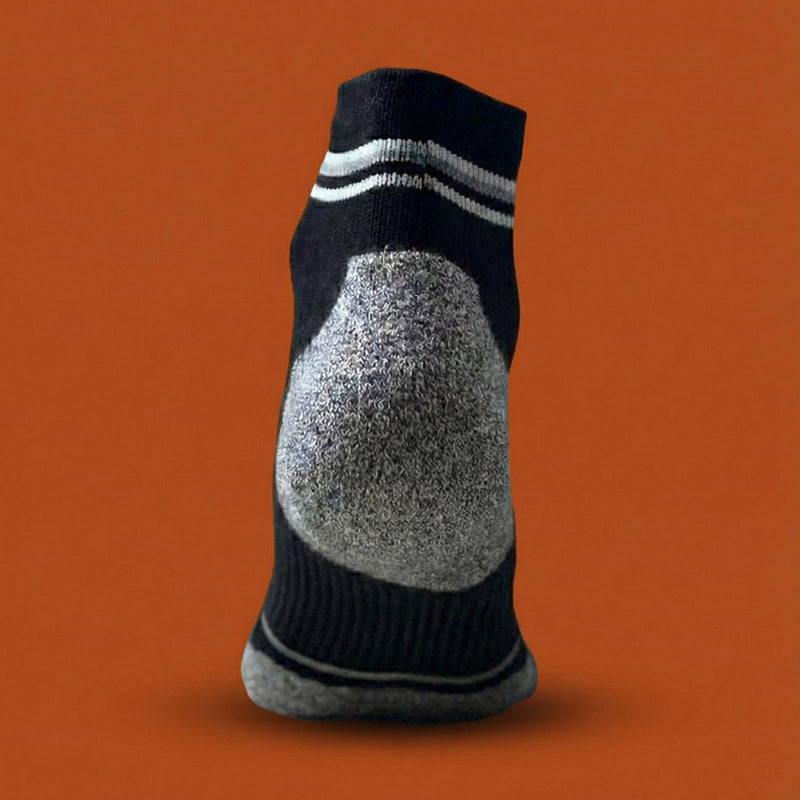 GearSocks Blister-Free Bamboo Run Socks - Black Mini Crew