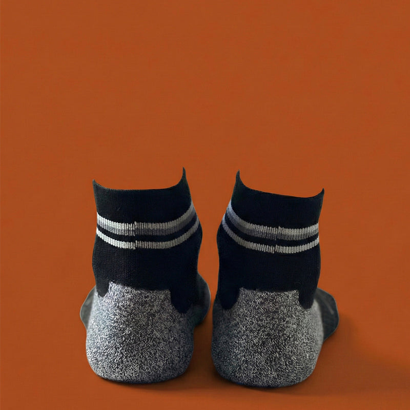 GearSocks Blister-Free Bamboo Run Socks - Black Mini Crew