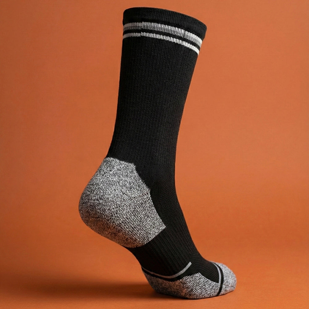 GearSocks Blister-Free Bamboo Run Socks - Black Crew