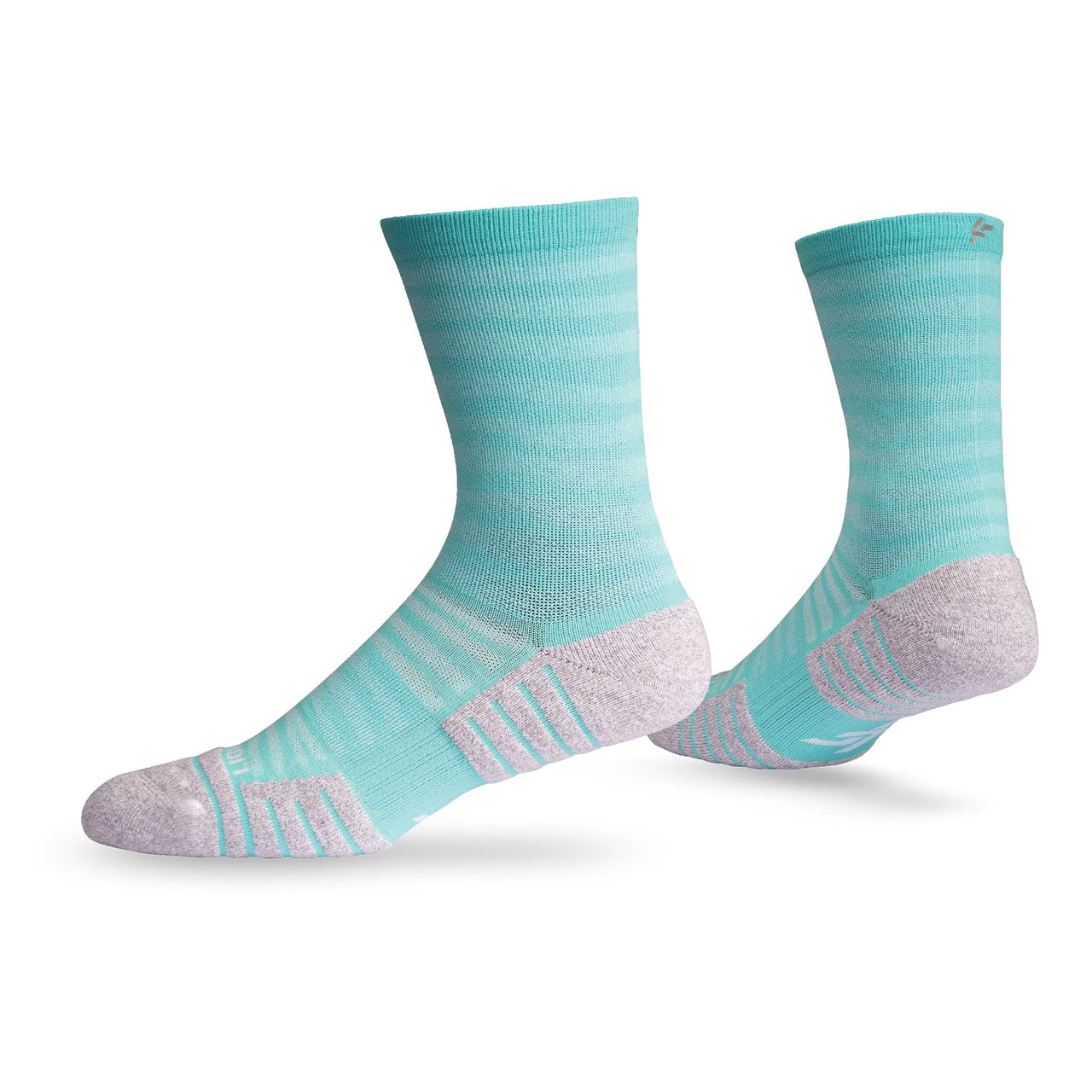 Lightfeet Performance Sports Socks - Raster Half Crew (Mint)