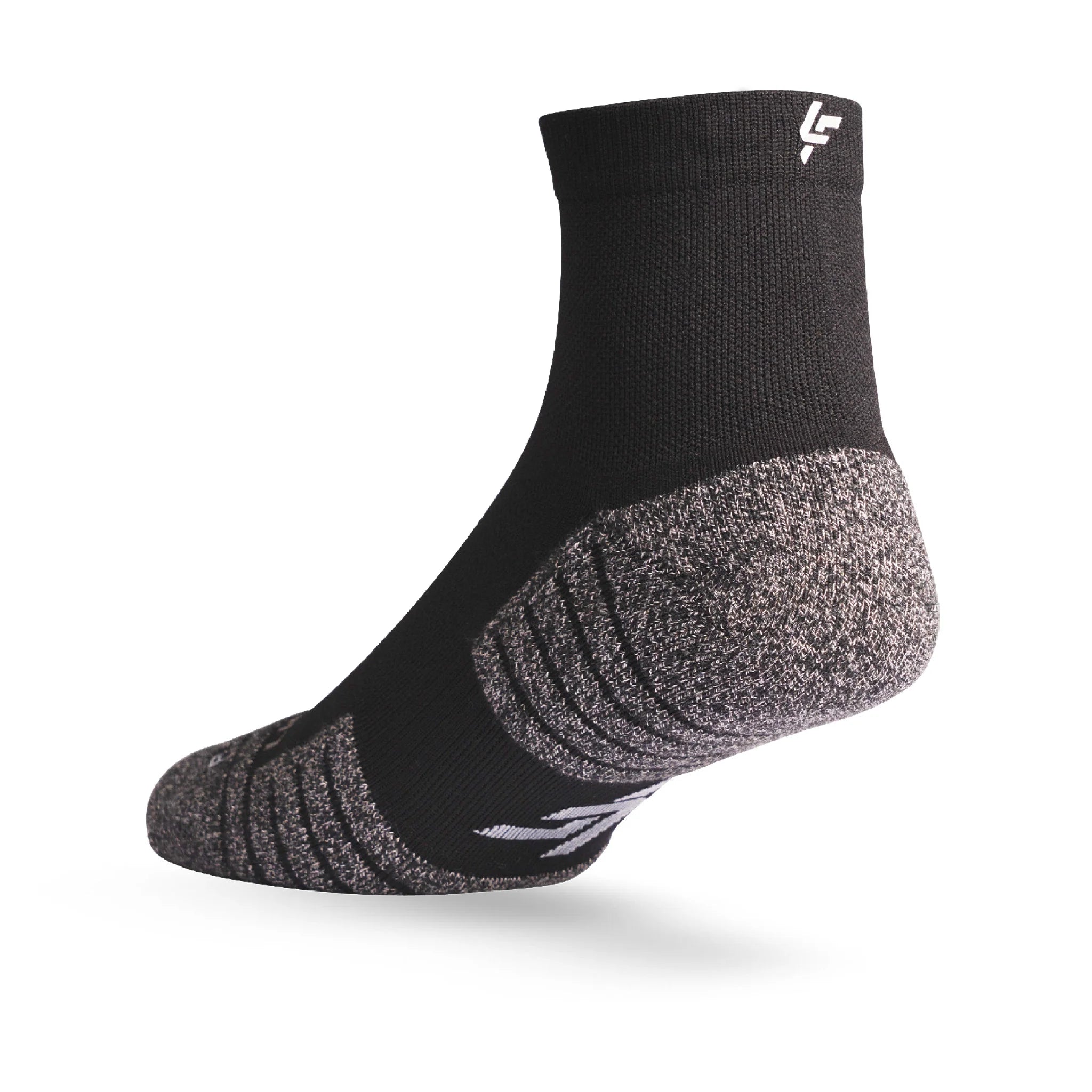 Lightfeet Performance Quarter Sports Socks - Black