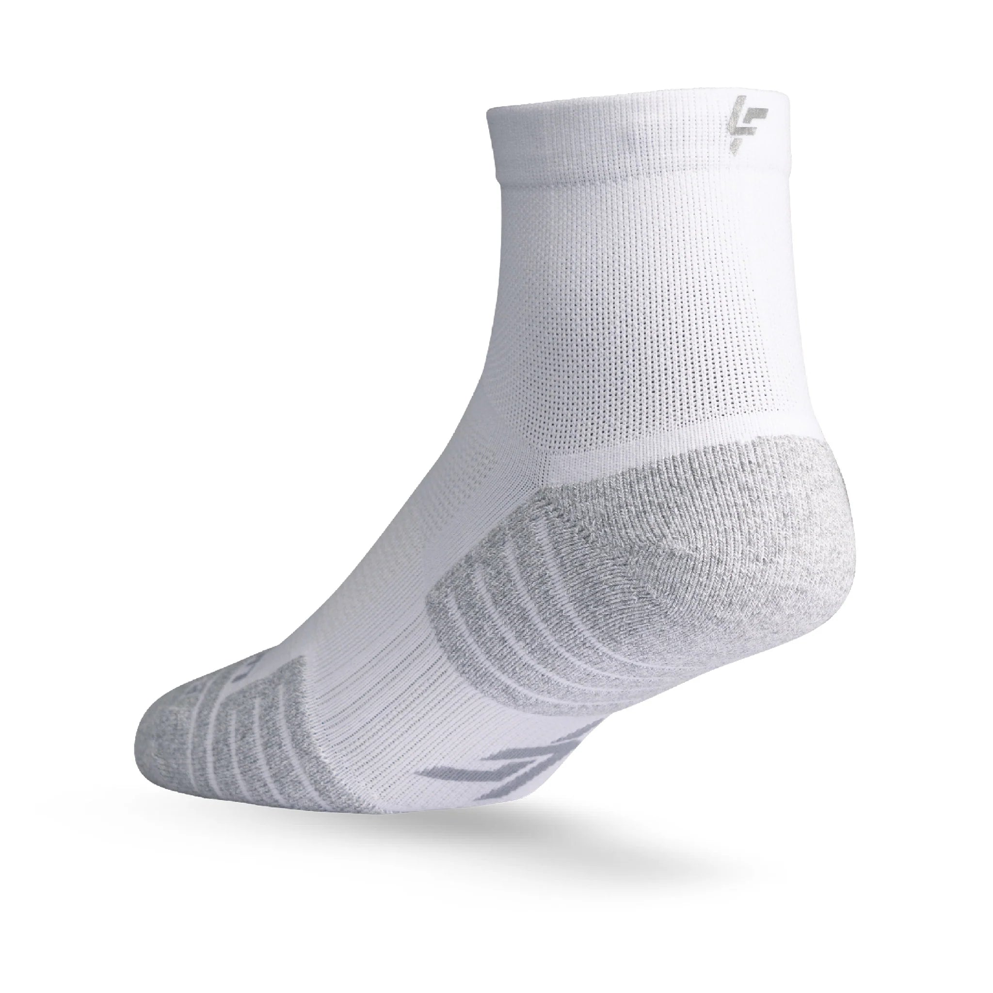 Lightfeet Performance Quarter Sports Socks - White