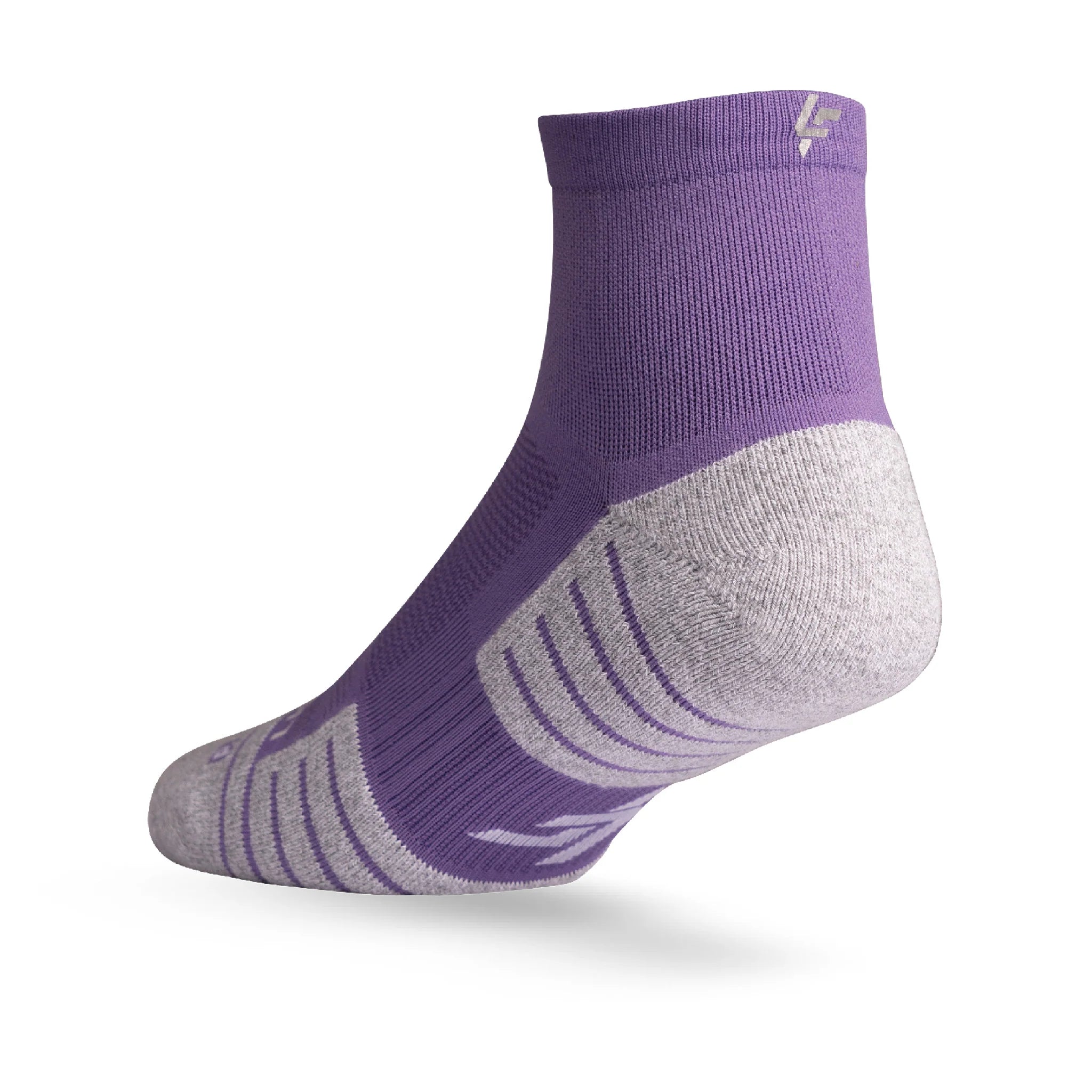 Lightfeet Performance Quarter Sports Socks - Violet