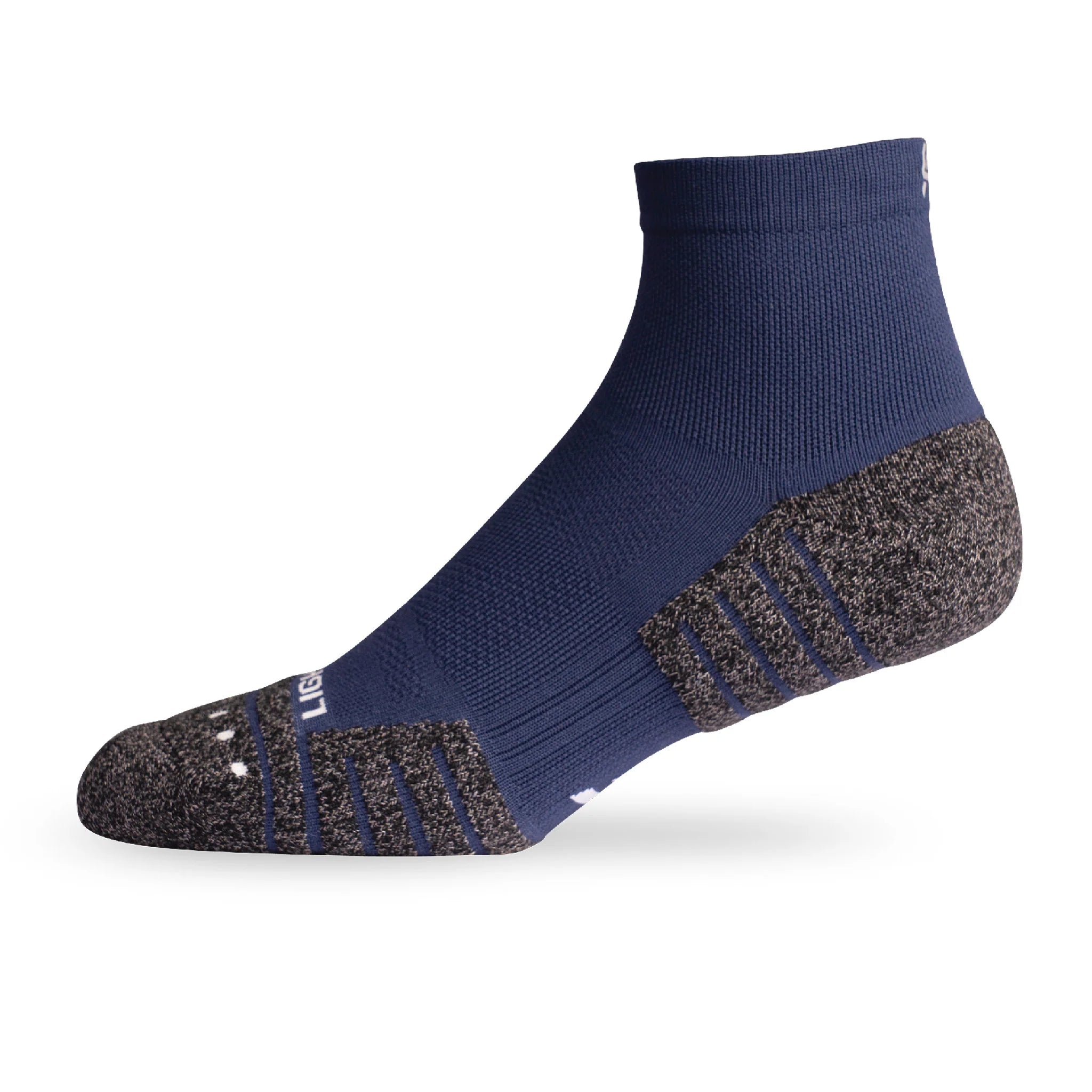 Lightfeet Performance Quarter Sports Socks - Navy