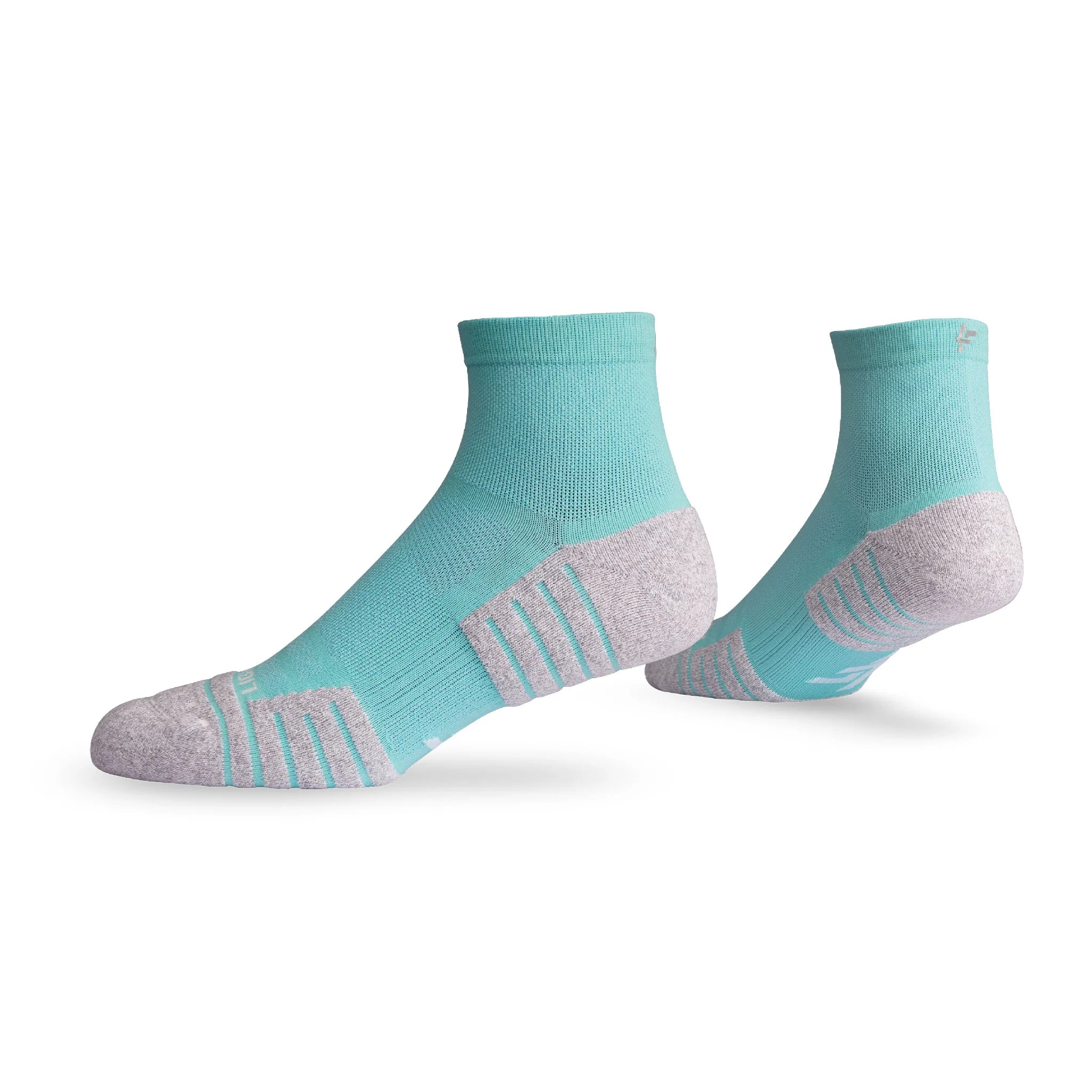 Lightfeet Performance Quarter Sports Socks - Mint