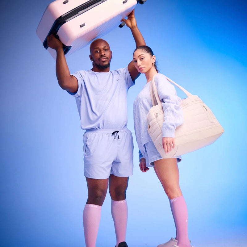 BIOSx Departures Travel Compression Socks - Lilac