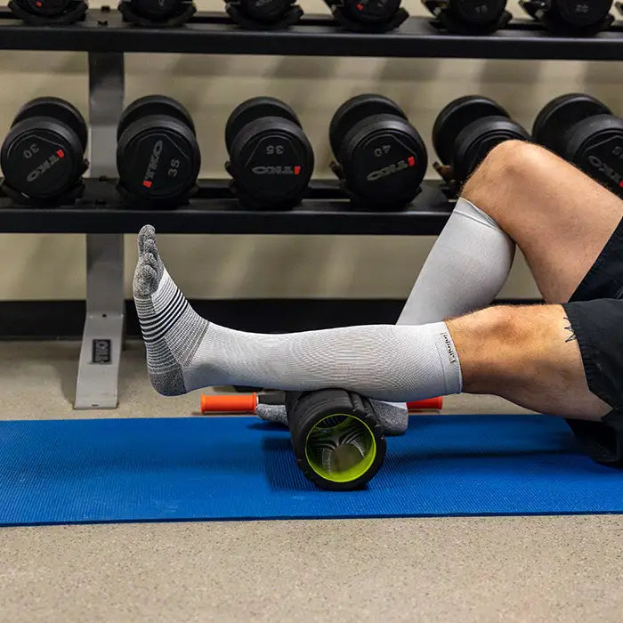 Injinji Compression Over The Calf Socks - Grey