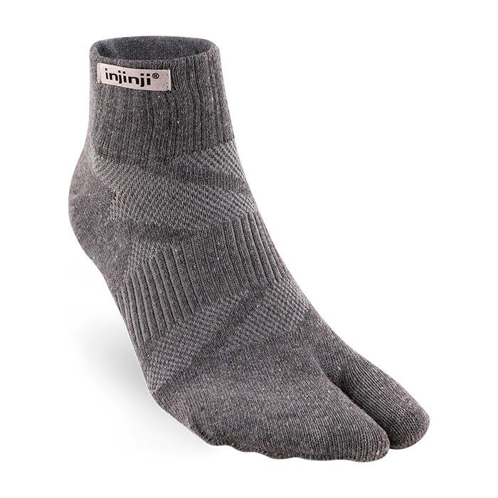Injinji SPLIT-TOE Mini Crew - Ash