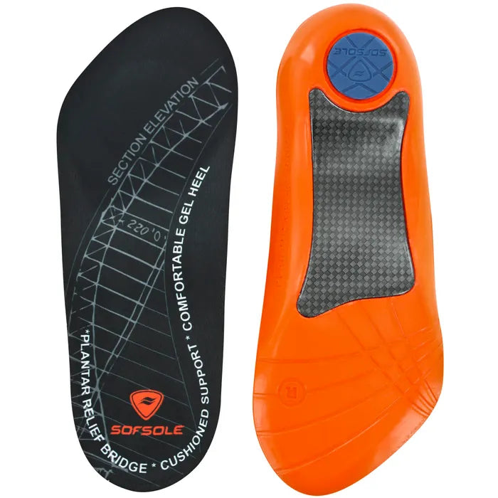 Sof Sole Plantar 3/4 Insole