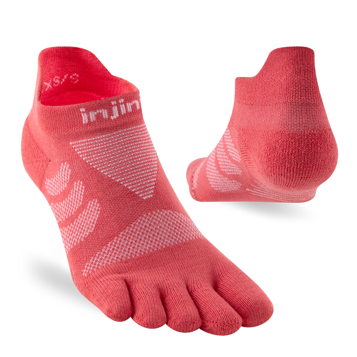 Injinji Women's Ultra RUN No Show - Coral