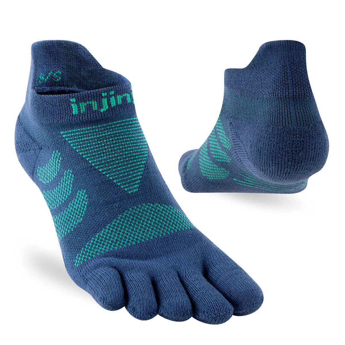 Injinji Women's Ultra RUN No Show - Poseidon