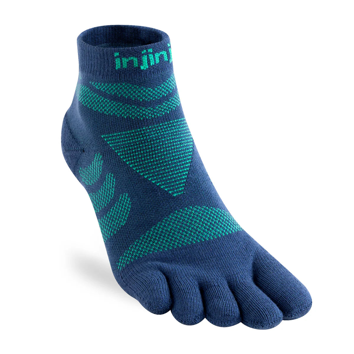 Injinji Women's Ultra RUN Mini-Crew - Poseidon