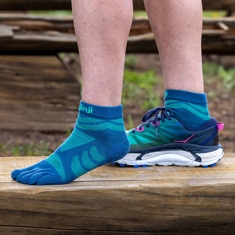 Injinji Women's Ultra RUN Mini-Crew - Poseidon