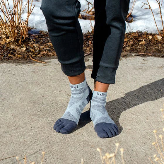Injinji Women's Ultra RUN Mini-Crew - Slate
