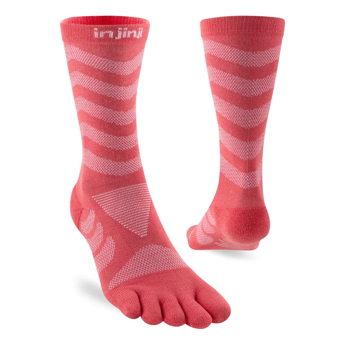 Injinji Women's Ultra RUN Crew - Coral