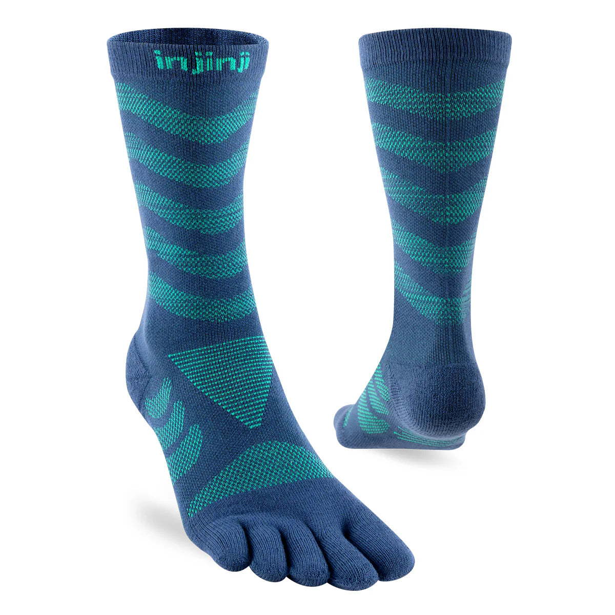 Injinji Women's Ultra RUN Crew - Poseidon