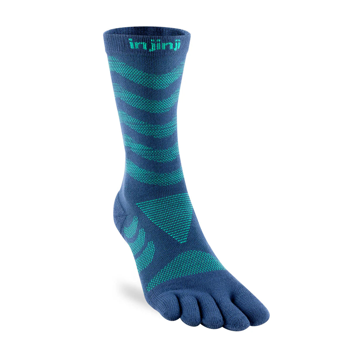 Injinji Women's Ultra RUN Crew - Poseidon
