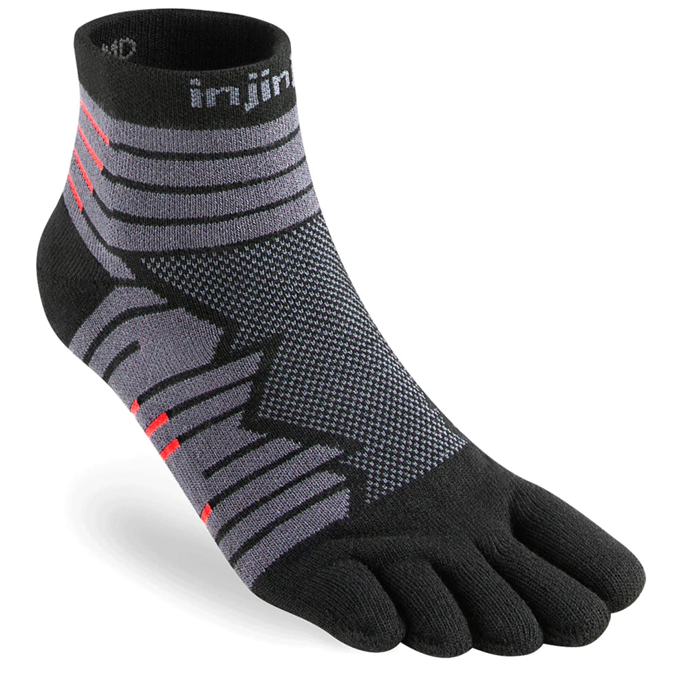 Injinji RUN Lightweight Mini Crew - Onyx