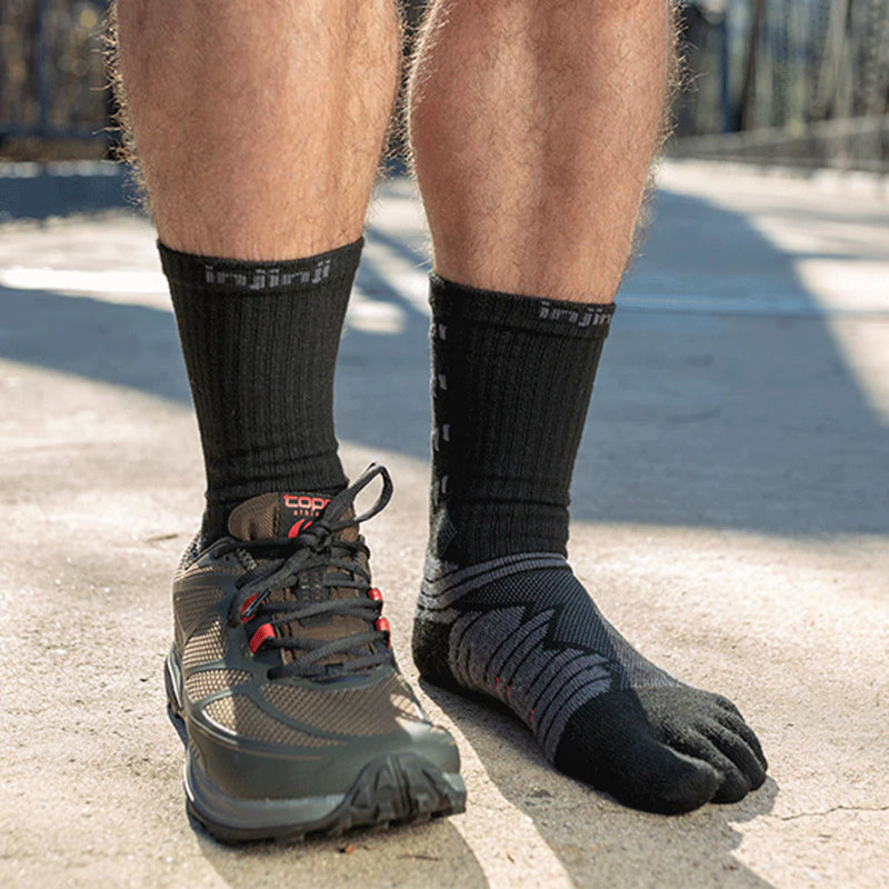 Injinji Ultra RUN Crew - Obsidian