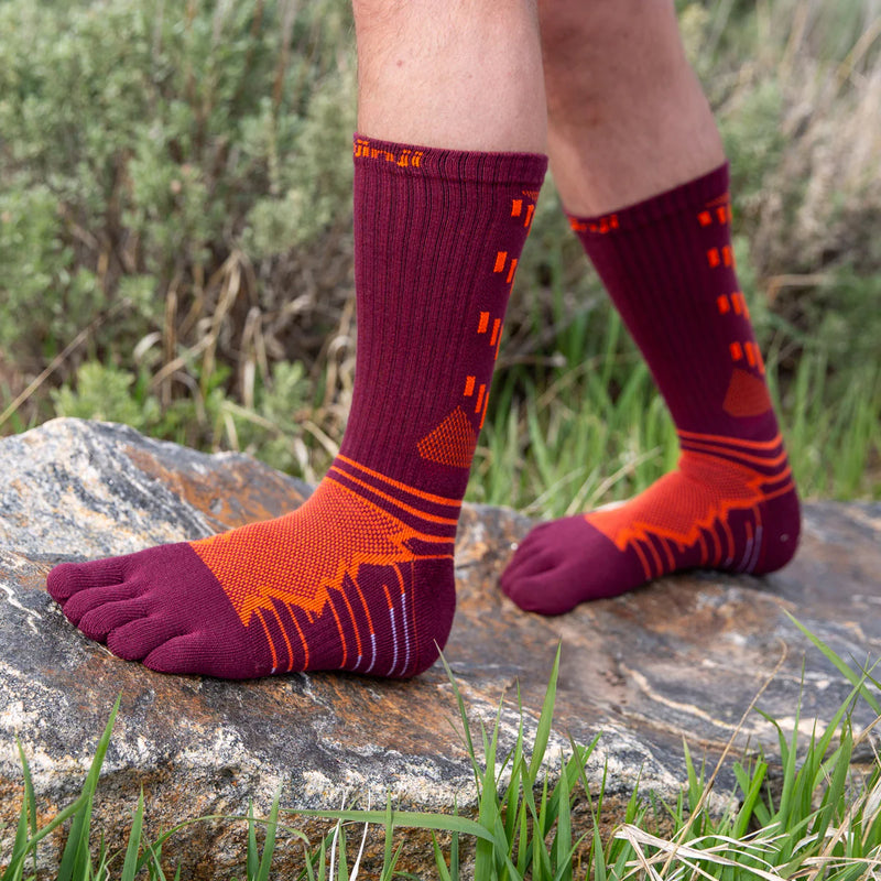 Injinji Ultra RUN Crew - Mahogany