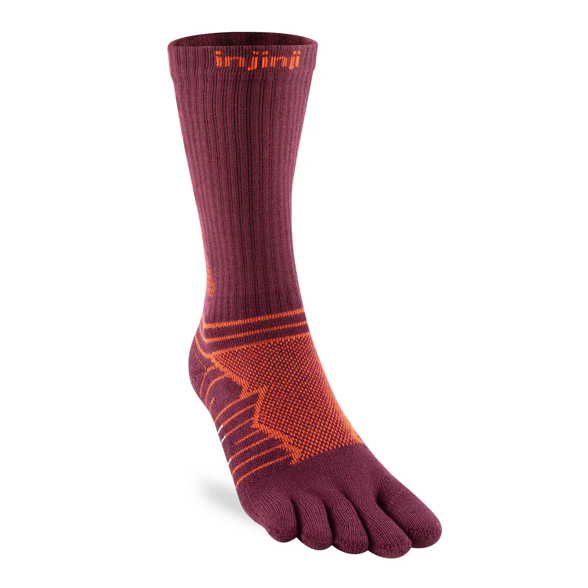 Injinji Ultra RUN Crew - Mahogany