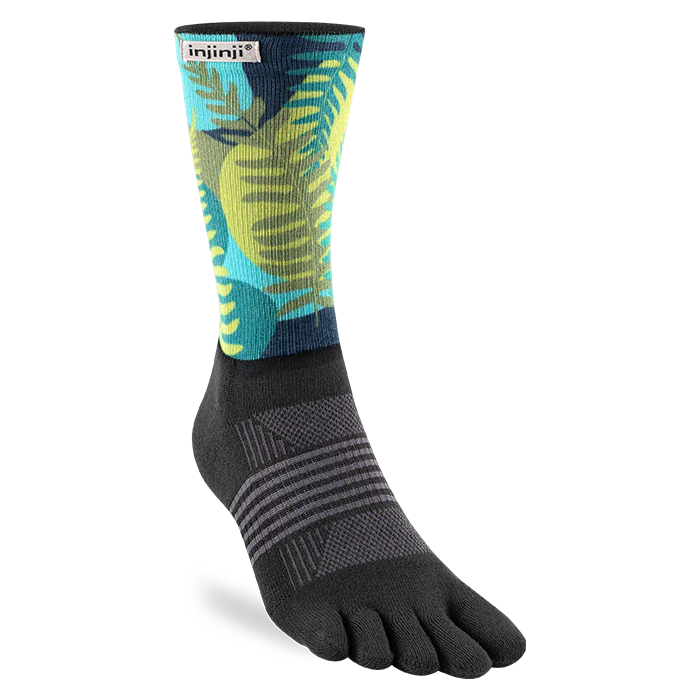 Injinji Spectrum Trail Women's Midweight Crew - Jungle