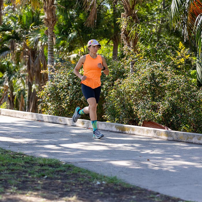 Injinji Spectrum Trail Women's Midweight Crew - Jungle