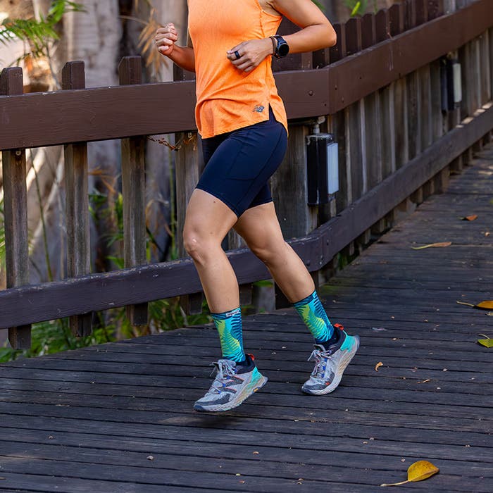 Injinji Spectrum Trail Women's Midweight Crew - Jungle
