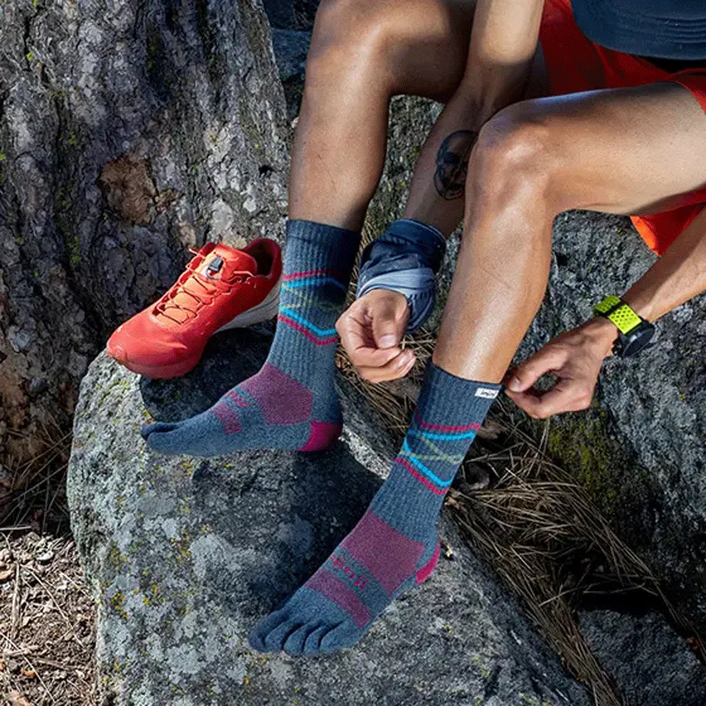 Injinji TRAIL Midweight Crew - Peak