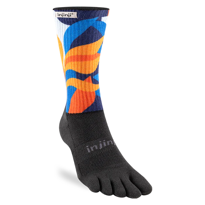 Injinji Spectrum Trail Midweight Crew - Botanic