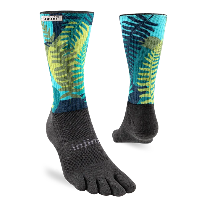 Injinji Spectrum Trail Midweight Crew - Jungle