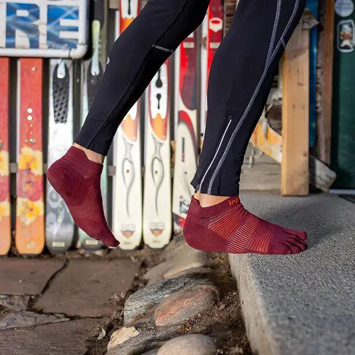 Injinji RUN Lightweight No Show - Mahogany