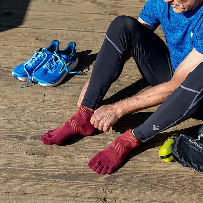 Injinji RUN Lightweight No Show - Mahogany