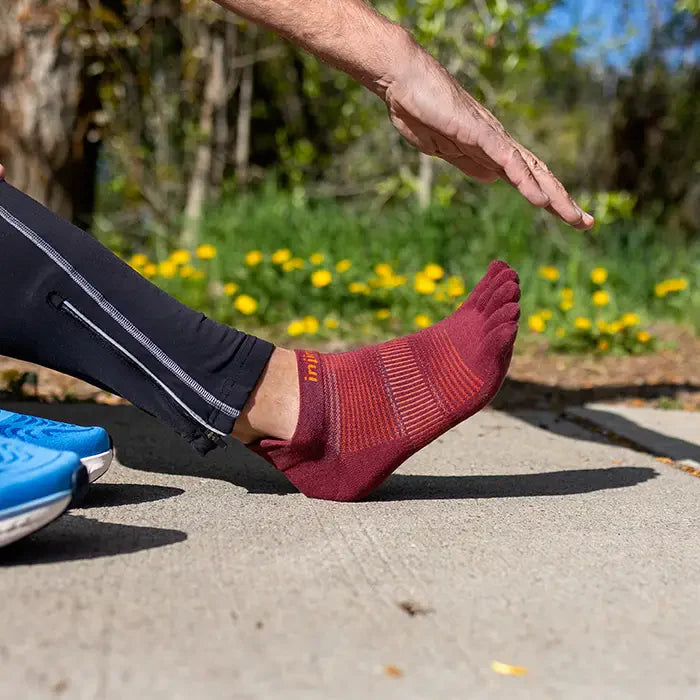 Injinji RUN Lightweight No Show - Mahogany