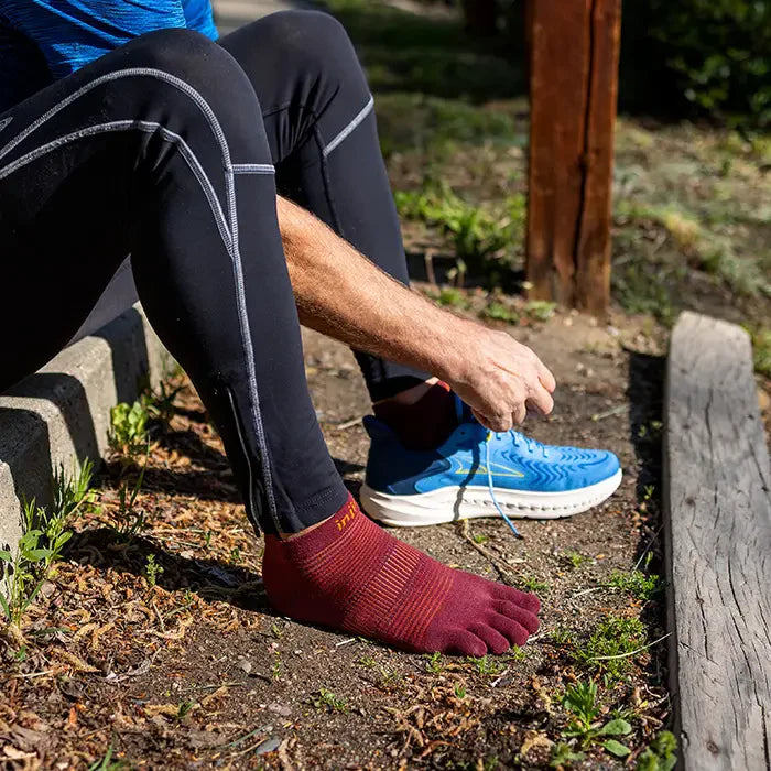 Injinji RUN Lightweight No Show - Mahogany