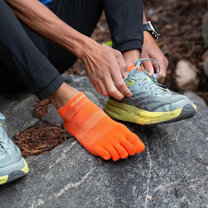 Injinji RUN Lightweight No Show - Flame