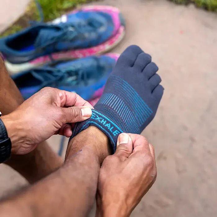 Injinji RUN Lightweight No Show - Carbon