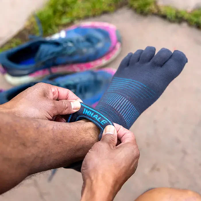 Injinji RUN Lightweight No Show - Carbon