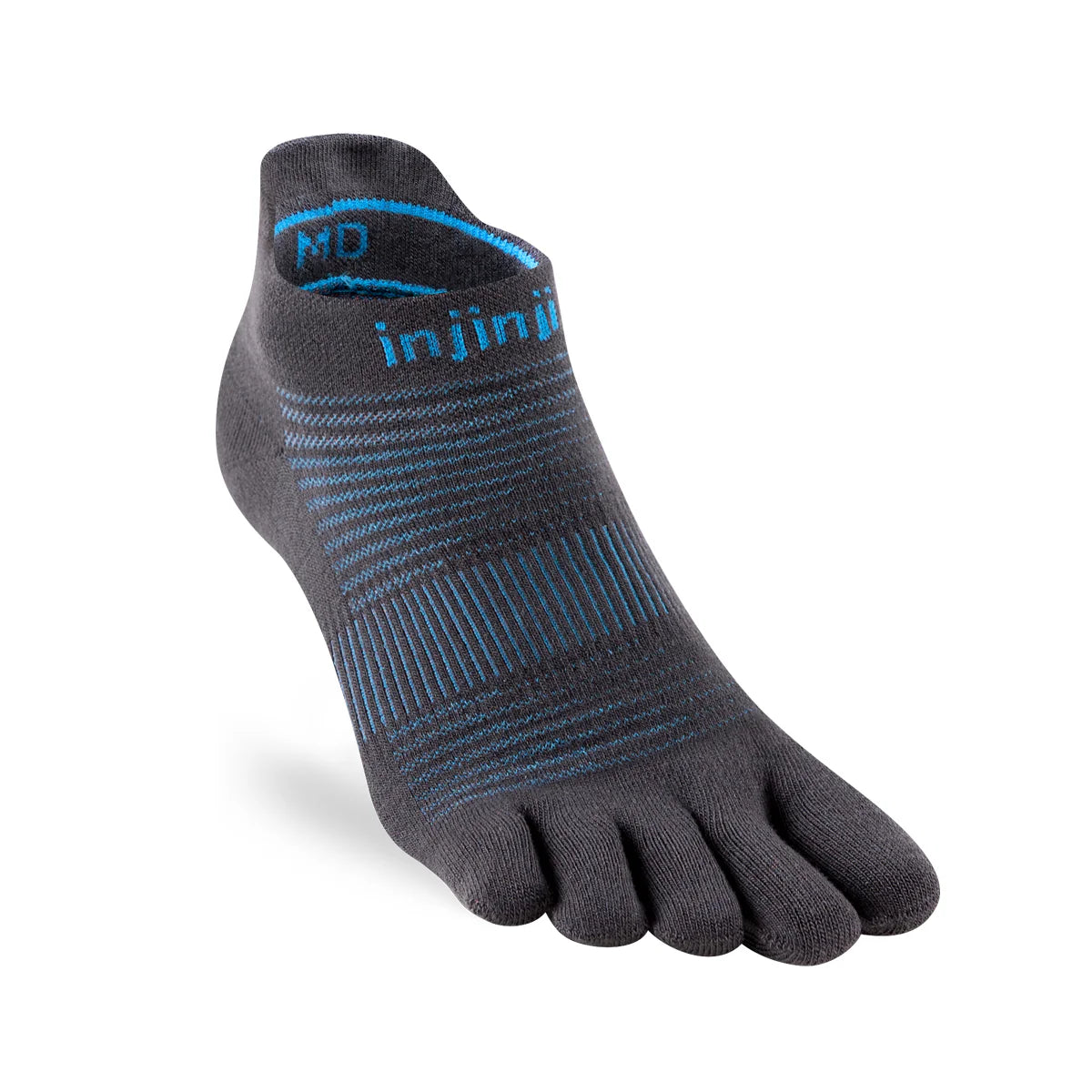 Injinji RUN Lightweight No Show - Carbon