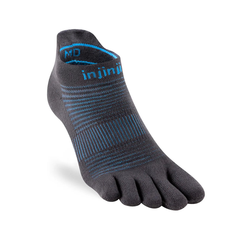Injinji RUN Lightweight No Show - Carbon