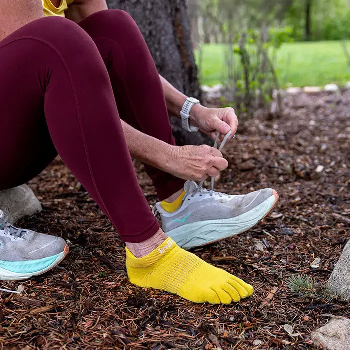 Injinji RUN Women’s Lightweight No Show - Lemon