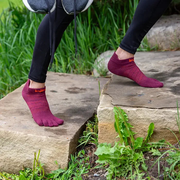 Injinji RUN Women’s Lightweight No Show - Mahogany