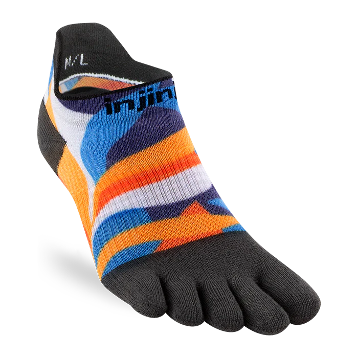 Injinji Spectrum Women's Run Lightweight No-Show (Botanic)