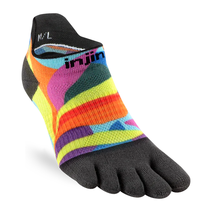 Injinji Spectrum Women's Run Lightweight No-Show (Verdue)