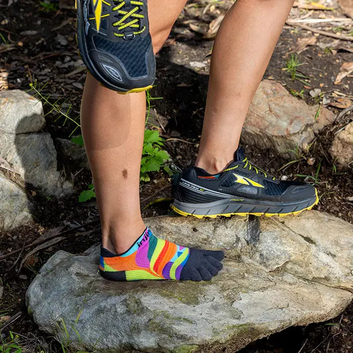 Injinji Spectrum Women's Run Lightweight No-Show (Verdue)